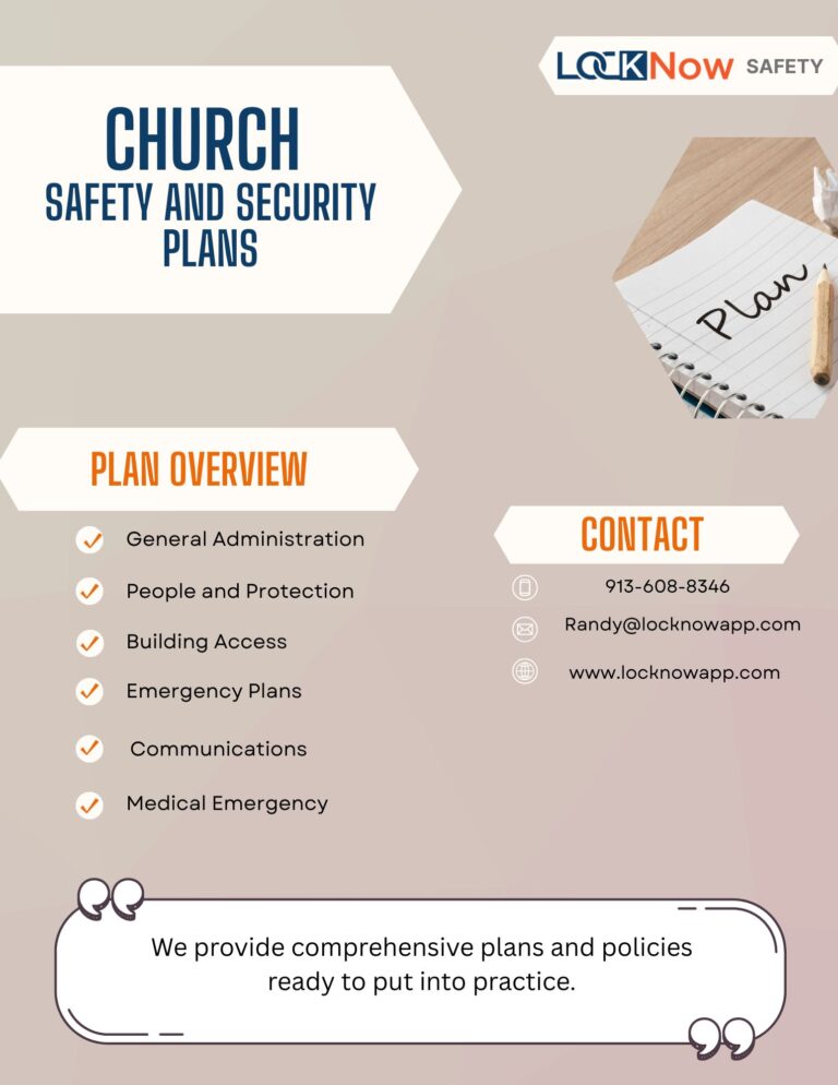 Church Safety And Security Plans From Locknow Safety